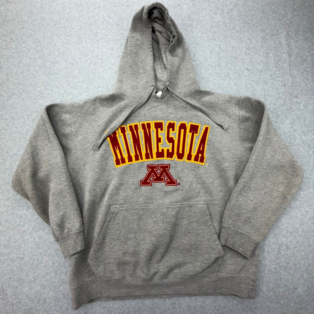 Gear For Sports Minnesota‎ Golden Gophers Hoodie Mens Large Gray NCAA Pullover